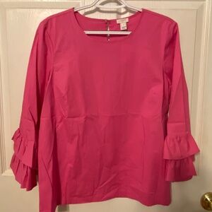 J. Crew Quarter Sleeve Top